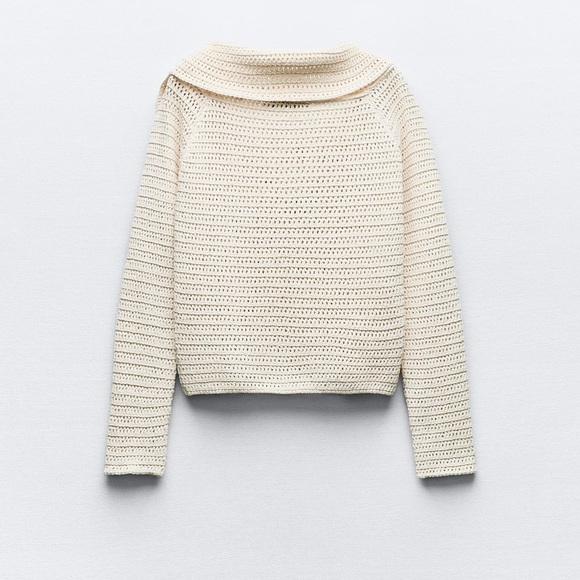 Zara knit top with side buttons - Picture 7 of 8